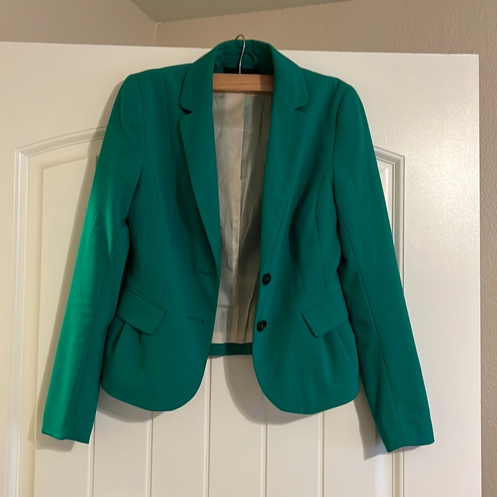 H&M Green Blazer Sz 4